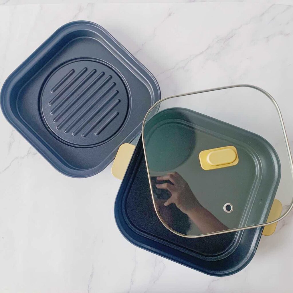 ikiiki 方形煮藝鍋 內附深湯鍋與煎盤